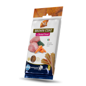 N&D Brown Dog Dental Treat Adult Medium and Maxi- дентални лакомства за кучета с кафява козина от средни и едри породи с агнешко, моркови и спирулина 100 гр